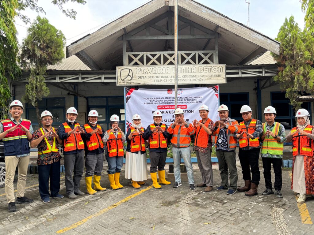 APERSI Korwil Malang Raya Kunjungi Pabrik Bata Interlock PT Varia Usaha Beton, Perkuat Peluang Kerja Sama Industri